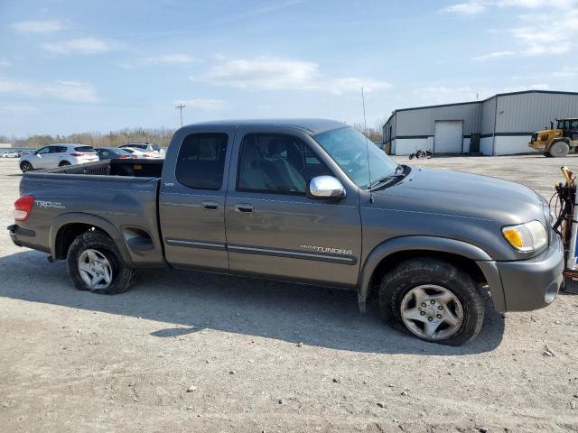 5TBBT44154S447977 - 2004 TOYOTA TUNDRA ACCESS CAB SR5 GRAY photo 4