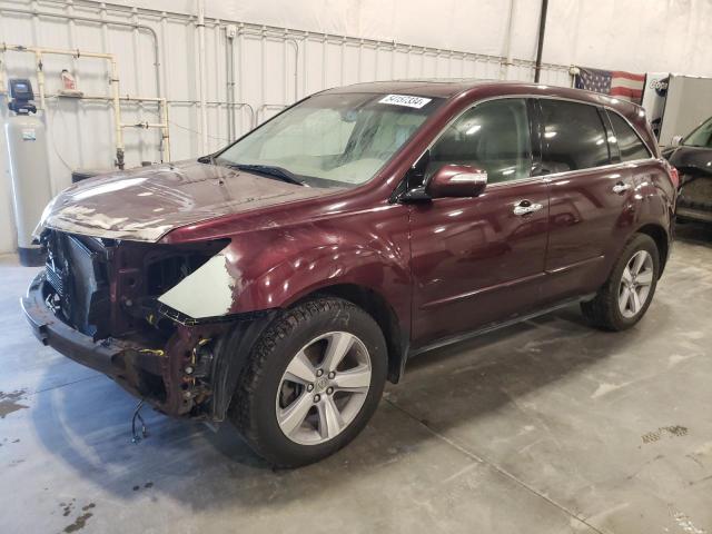 2HNYD2H36CH503480 - 2012 ACURA MDX TECHNOLOGY MAROON photo 1