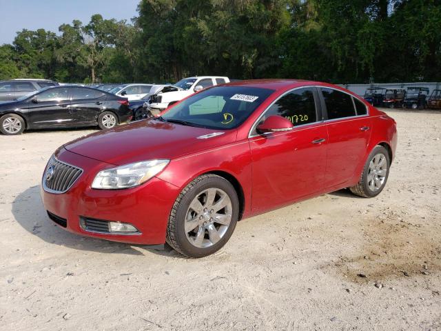 2G4GS5EV9D9248071 - 2013 BUICK REGAL PREMIUM RED photo 1