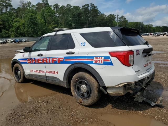 1FM5K8AB9MGB18670 - 2021 FORD EXPLORER POLICE INTERCEPTOR 白色 照片 2