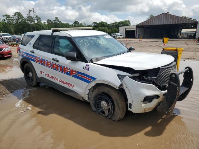 1FM5K8AB9MGB18670 - 2021 FORD EXPLORER POLICE INTERCEPTOR 白色 照片 4