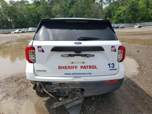 1FM5K8AB9MGB18670 - 2021 FORD EXPLORER POLICE INTERCEPTOR 白色 照片 6
