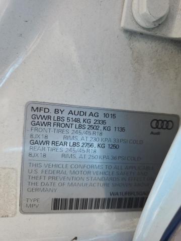 WA1UFBFL5GA012141 - 2016 AUDI A4 ALLROAD PREMIUM PLUS BLUE photo 12