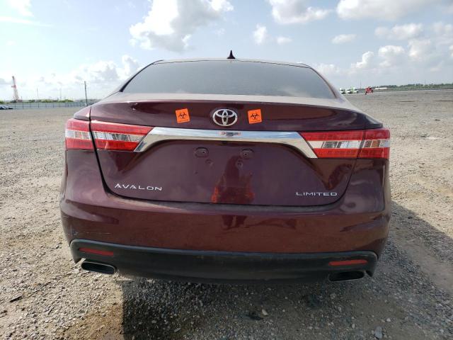 4T1BK1EB7EU122837 - 2014 TOYOTA AVALON BASE Tünd qırmızı foto 6