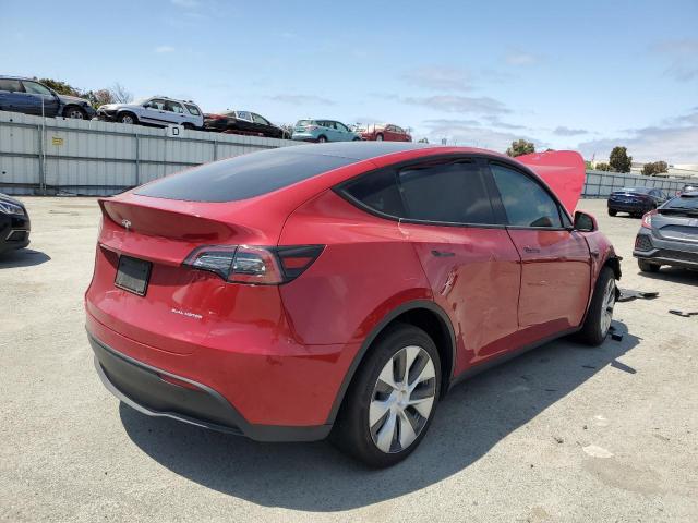 7SAYGDEE3NF372230 - 2022 TESLA MODEL Y RED photo 3