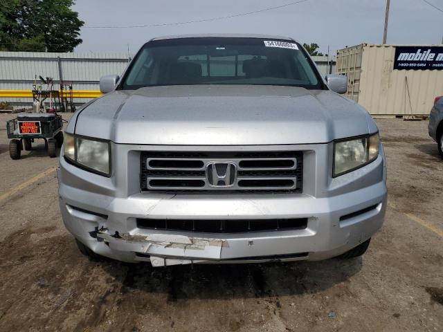 2HJYK16557H524090 - 2007 HONDA RIDGELINE RTL SILVER photo 5