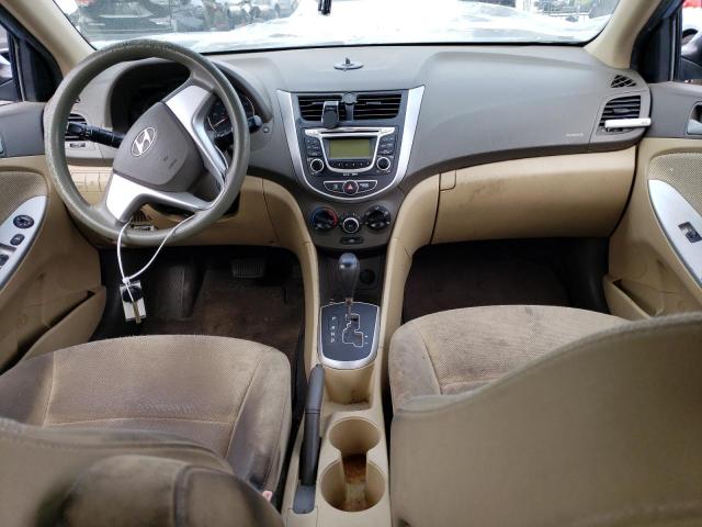 KMHCT4AE1CU053451 - 2012 HYUNDAI ACCENT GLS BLUE photo 8