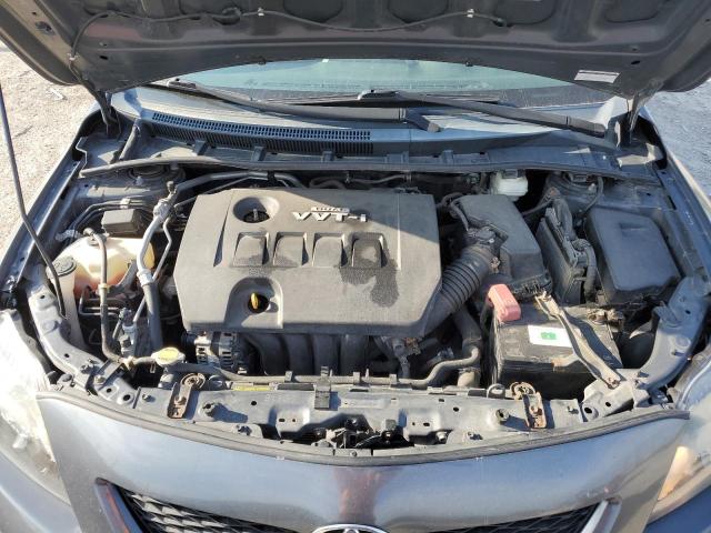 2T1BU4EEXAC451260 - 2010 TOYOTA COROLLA BASE GRAY photo 11