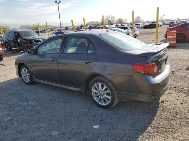 2T1BU4EEXAC451260 - 2010 TOYOTA COROLLA BASE GRAY photo 2