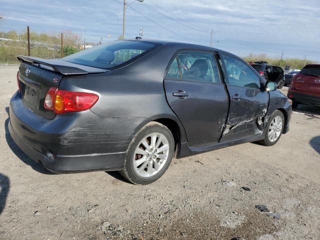 2T1BU4EEXAC451260 - 2010 TOYOTA COROLLA BASE GRAY photo 3