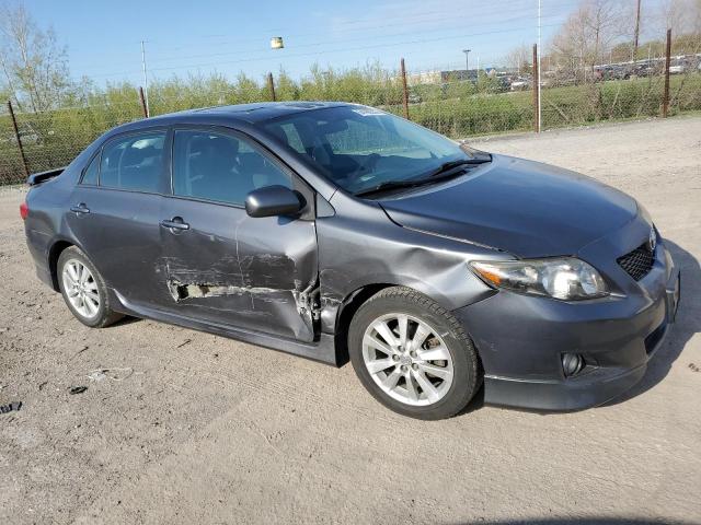 2T1BU4EEXAC451260 - 2010 TOYOTA COROLLA BASE GRAY photo 4