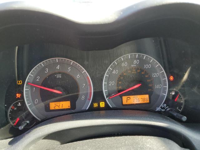 2T1BU4EEXAC451260 - 2010 TOYOTA COROLLA BASE GRAY photo 9