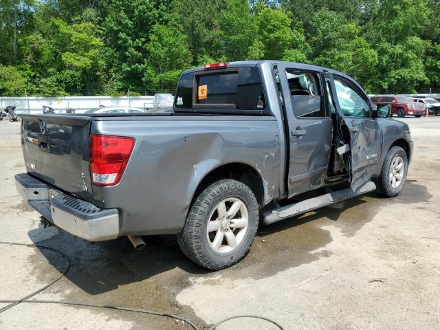 1N6BA0ED4DN304651 - 2013 NISSAN TITAN S GRAY photo 3