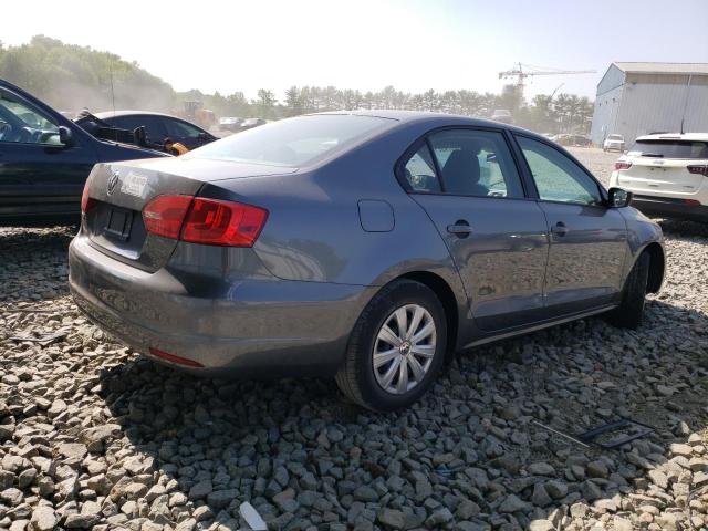 3VW1K7AJ1EM386282 - 2014 VOLKSWAGEN JETTA BASE 灰色 照片 3