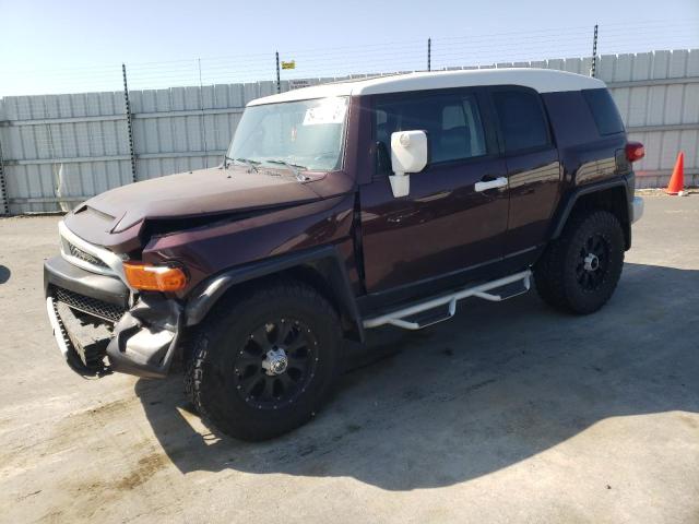 JTEBU11F570035600 - 2007 TOYOTA FJ CRUISER MAROON photo 1