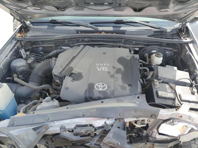 3TMLU4EN2EM144859 - 2014 TOYOTA TACOMA DOUBLE CAB SILVER photo 11