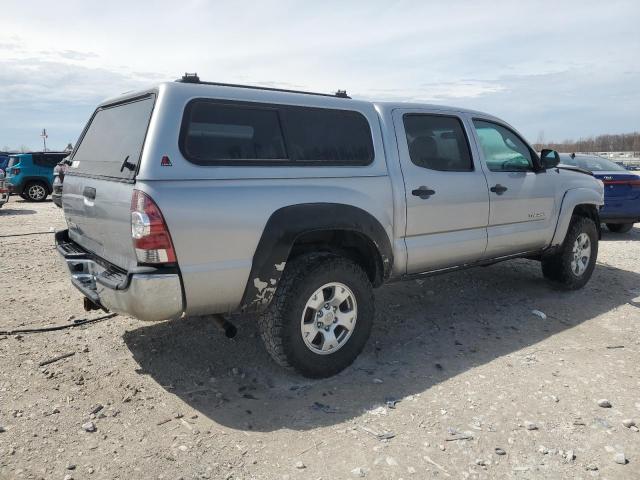 3TMLU4EN2EM144859 - 2014 TOYOTA TACOMA DOUBLE CAB SILVER photo 3