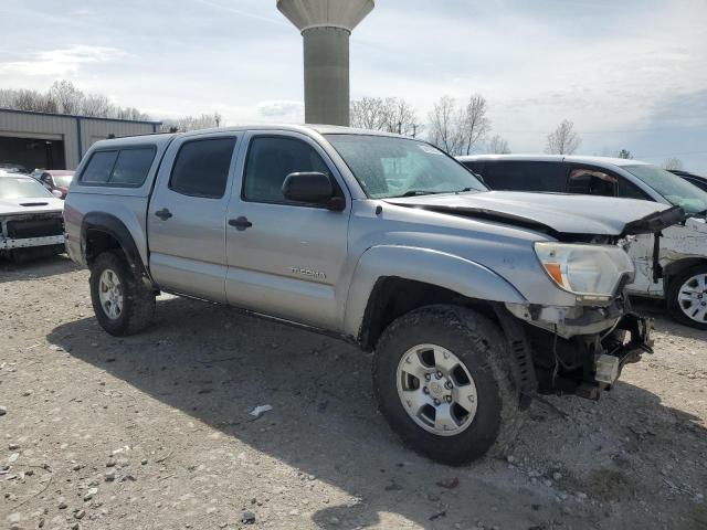 3TMLU4EN2EM144859 - 2014 TOYOTA TACOMA DOUBLE CAB SILVER photo 4