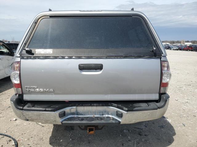 3TMLU4EN2EM144859 - 2014 TOYOTA TACOMA DOUBLE CAB SILVER photo 6
