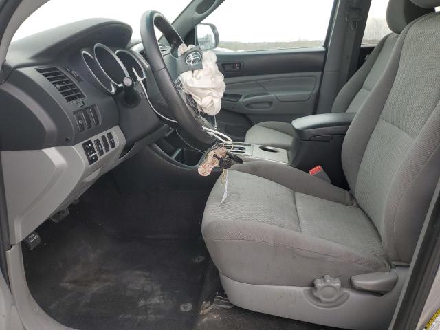 3TMLU4EN2EM144859 - 2014 TOYOTA TACOMA DOUBLE CAB SILVER photo 7