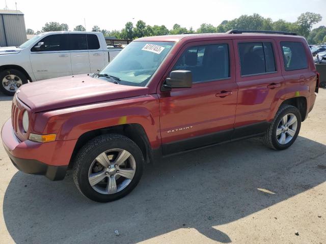 1C4NJRFB4ED549538 - 2014 JEEP PATRIOT LATITUDE MAROON photo 1