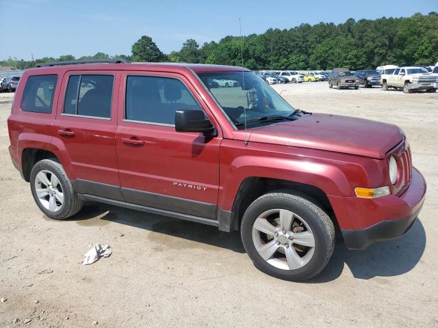 1C4NJRFB4ED549538 - 2014 JEEP PATRIOT LATITUDE MAROON photo 4