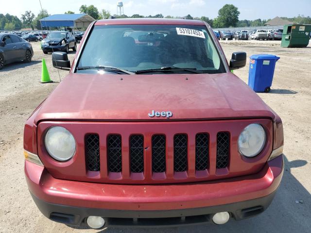 1C4NJRFB4ED549538 - 2014 JEEP PATRIOT LATITUDE MAROON photo 5