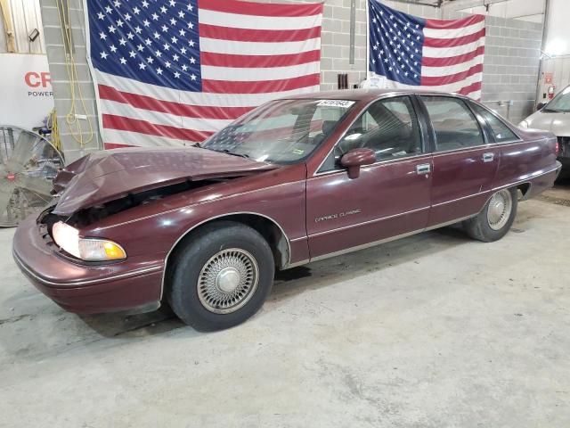 1G1BN53E4MR107089 - 1991 CHEVROLET CAPRICE CLASSIC LTZ BURGUNDY photo 1