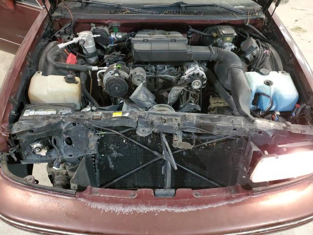 1G1BN53E4MR107089 - 1991 CHEVROLET CAPRICE CLASSIC LTZ ბურგუნდია ფოტო 11