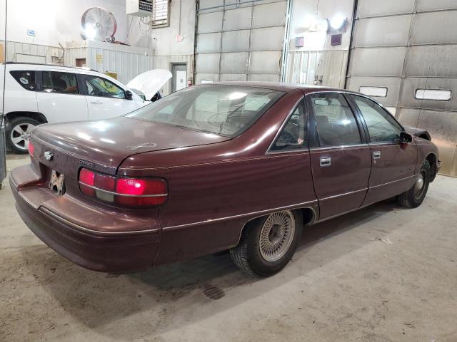 1G1BN53E4MR107089 - 1991 CHEVROLET CAPRICE CLASSIC LTZ BURGUNDY photo 3