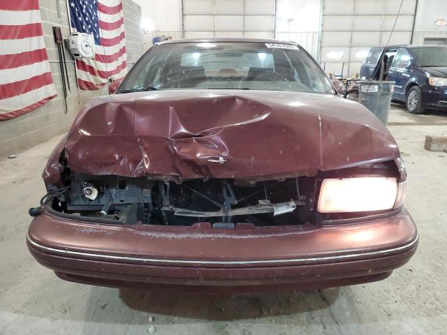 1G1BN53E4MR107089 - 1991 CHEVROLET CAPRICE CLASSIC LTZ ბურგუნდია ფოტო 5
