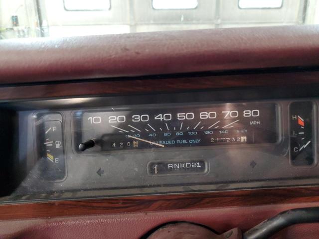 1G1BN53E4MR107089 - 1991 CHEVROLET CAPRICE CLASSIC LTZ ბურგუნდია ფოტო 9