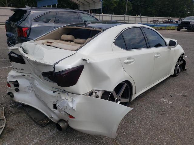 JTHBK262372046393 - 2007 LEXUS IS 250 WHITE photo 3