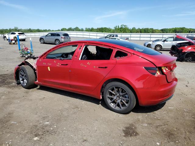 5YJ3E1EA1PF506387 - 2023 TESLA MODEL 3 RED photo 2