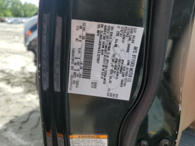 5LMEU68H65ZJ27807 - 2005 LINCOLN AVIATOR შავი ფოტო 12