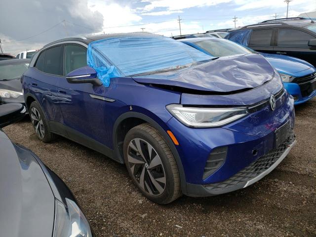WVGUNPE29MP064973 - 2021 VOLKSWAGEN ID.4 PRO S ლურჯი ფოტო 4