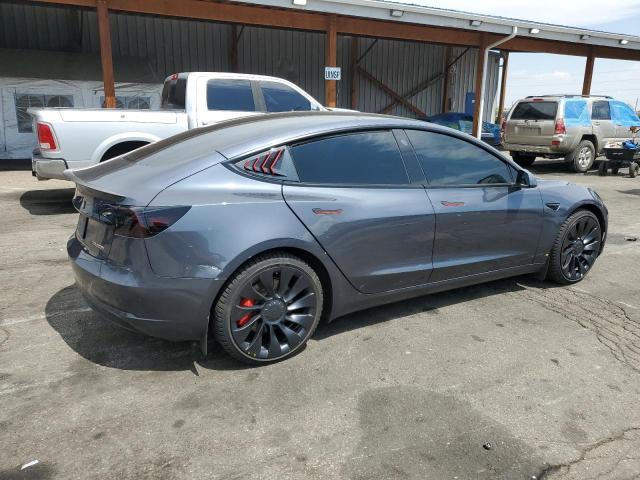 5YJ3E1EC7PF476278 - 2023 TESLA MODEL 3 Сұр фото 3