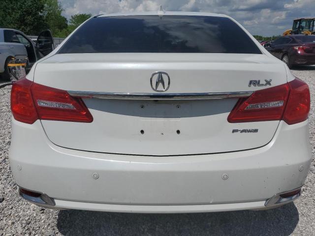 JH4KC1F92EC005412 - 2014 ACURA RLX ADVANCE WHITE photo 6