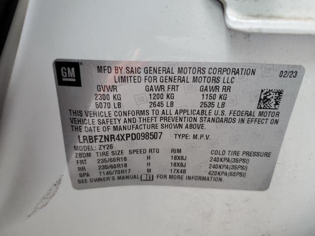 LRBFZNR4XPD098507 - 2023 BUICK ENVISION ESSENCE Սպիտակ լուսանկար 14