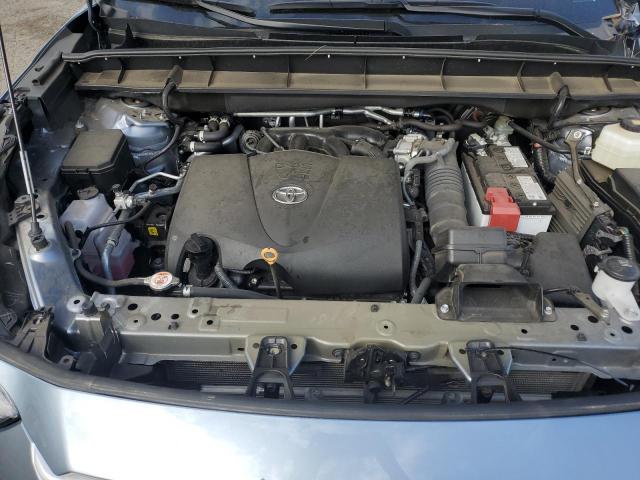 5TDGZRBH7NS179623 - 2022 TOYOTA HIGHLANDER XLE BLUE photo 11