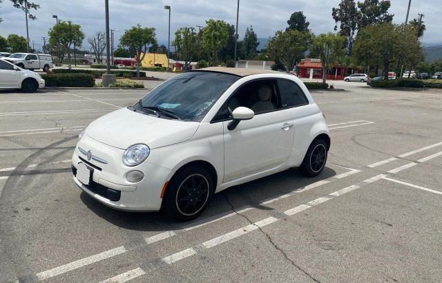 3C3CFFDRXCT108774 - 2012 FIAT 500 POP WHITE photo 2