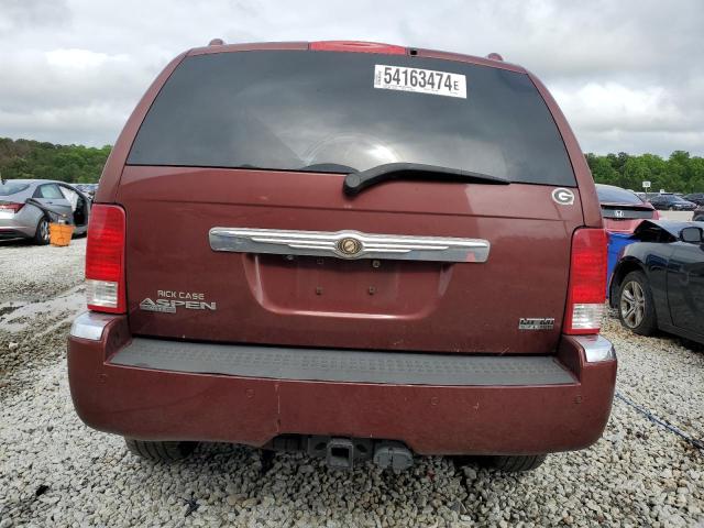 1A8HX58298F145234 - 2008 CHRYSLER ASPEN LIMITED BURGUNDY photo 6
