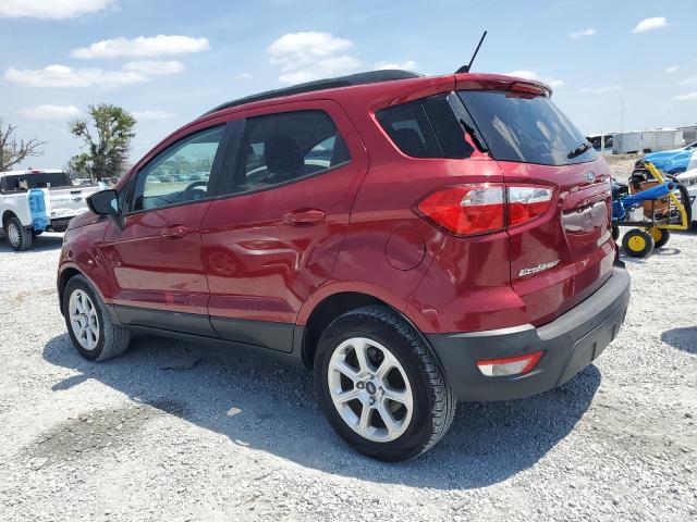 MAJ3S2GE3KC257942 - 2019 FORD ECOSPORT SE წითელი ფოტო 2
