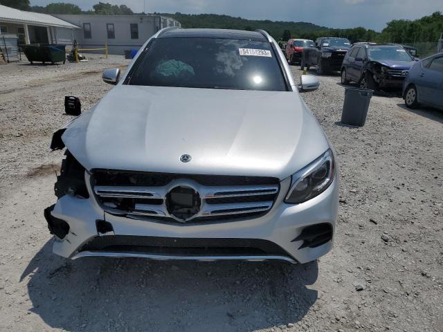 WDC0G4KB4JV029856 - 2018 MERCEDES-BENZ GLC 300 4MATIC SILVER photo 5