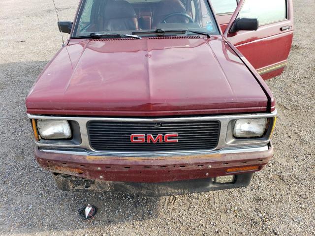 1GKCS13WXR0513996 - 1994 GMC S15 JIMMY BURGUNDY photo 12