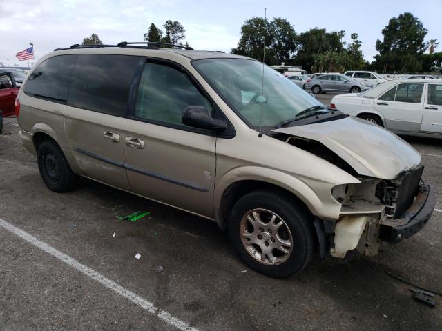 2D4GP74L93R230785 - 2003 DODGE GRAND CARA EX BEIGE photo 4