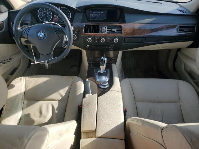 WBANV13598CZ59411 - 2008 BMW 5 SERIES XI BLACK photo 8