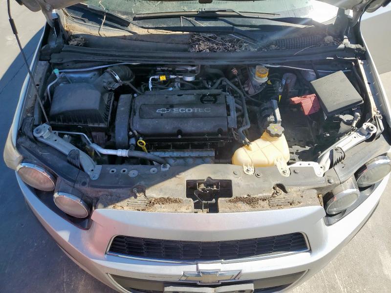 1G1JA5SH9E4182873 - 2014 CHEVROLET SONIC LS SILVER photo 11