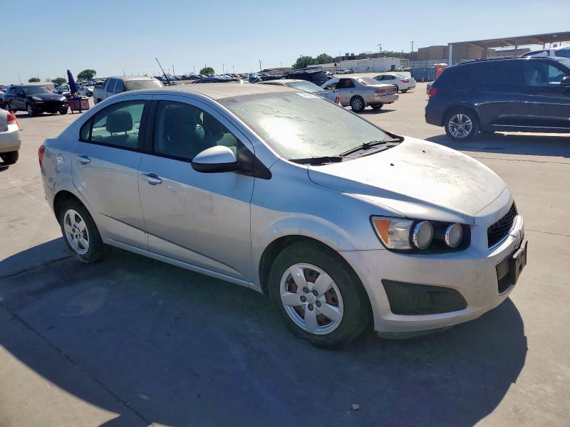 1G1JA5SH9E4182873 - 2014 CHEVROLET SONIC LS SILVER photo 4