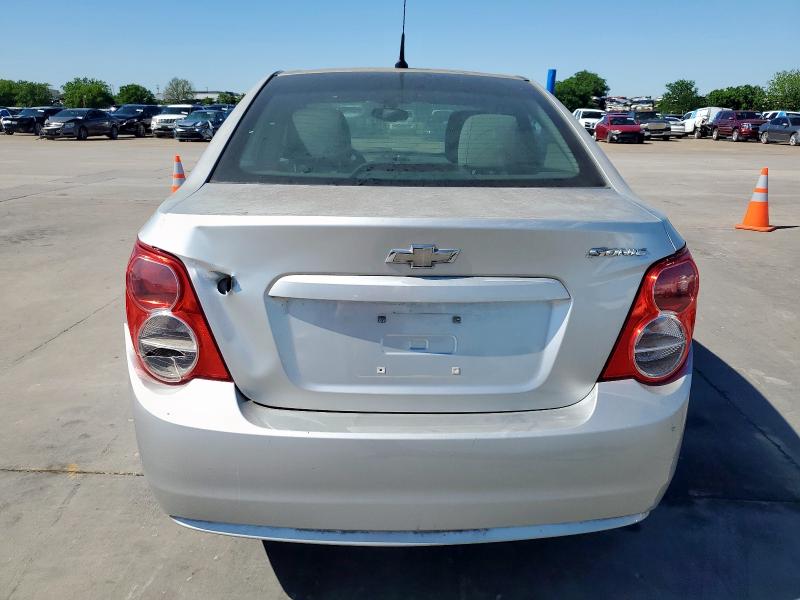 1G1JA5SH9E4182873 - 2014 CHEVROLET SONIC LS SILVER photo 6